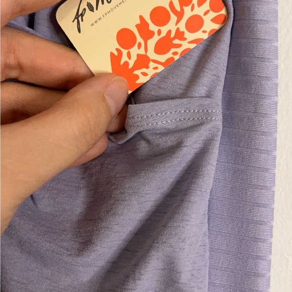Free people smock jam joggers lavender size large NWT - Picture 2 of 6